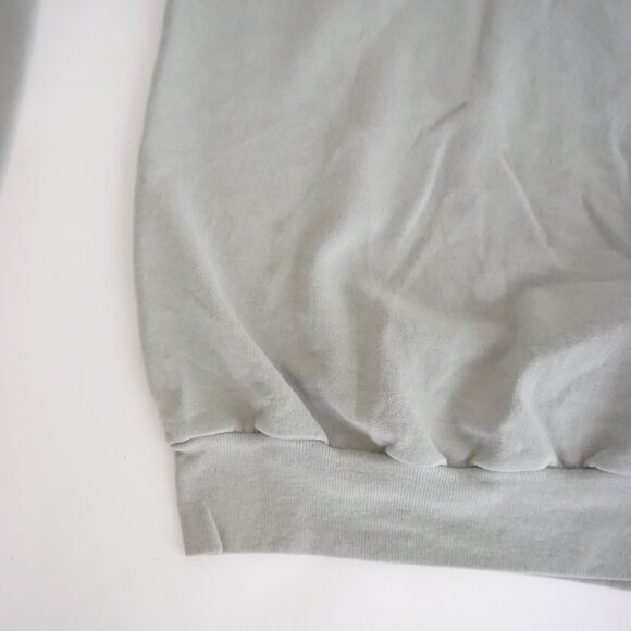 Vintage Hanes Sage Cotton Blend Cat Kittens Embroidery Sweater Grandmacore S - Picture 9 of 13